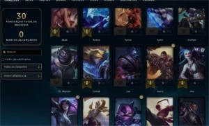 conta platina 4 57% wr barata - League of Legends LOL