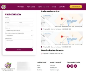 Script Delivery Açaí Site - Outros