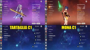Conta Genshin Ar57 /10X5★/ Tartaglia C1 & Username Livre - Genshin Impact