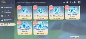 Conta Genshin Ar57 /10X5★/ Tartaglia C1 & Username Livre - Genshin Impact