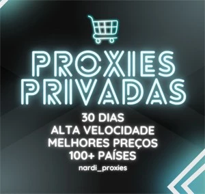 PROXY PRIVADA 30 DIAS (MAIS DE 100 PAÍSES) - Números, Proxy e VPN Números Virtuais