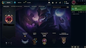 CONTA  DE LOL LEVEL720 COM 228 SKINS E 40 CHOMAS - League of Legends