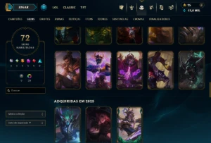 Conta Esmeralda 4 - League of Legends LOL