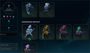 Conta barata League of Legends com várias skins LOL