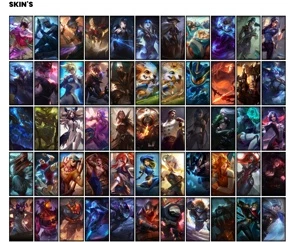 Conta barata League of Legends com várias skins LOL