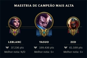 Conta barata League of Legends com várias skins LOL