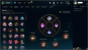 CONTA ANTIGA 2013 DIVERSAS SKINS LEGADO LEAGUE OF LEGENDS LOL
