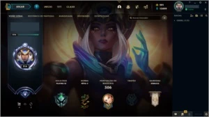 Conta LoL Platina (ex diamond) muito champion e skin! - League of Legends