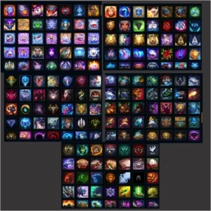 Conta LoL Platina (ex diamond) muito champion e skin! - League of Legends