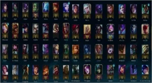 Conta Platina com muitas Skins - League of Legends LOL