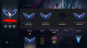 conta de lol d1/d3 - 150 champs - 107 skins. criada em 2014. - League of Legends