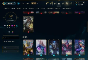 Esmeralda 2 com 90 Champs e 39 Skins ( MAIN JG ) - League of Legends LOL