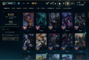 Esmeralda 2 com 90 Champs e 39 Skins ( MAIN JG ) - League of Legends LOL