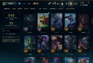 Esmeralda 2 com 90 Champs e 39 Skins ( MAIN JG ) - League of Legends LOL