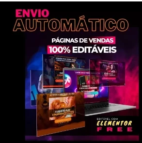 Pack C/ +900 Paginas De Vendas + Elementor Pro Free