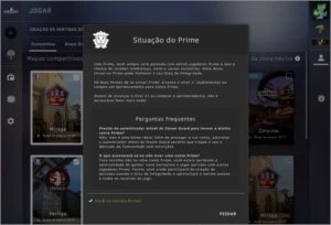 Conta de CS:GO Prime Patente Aguia 1 - Counter Strike