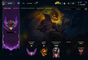 Conta smurf mestre, ganhando 33 PDL no mestre - League of Legends LOL