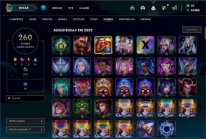 CONTA LEAGUE OF LEGENDS COM 250+ SKINS LOL