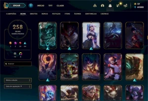 CONTA LEAGUE OF LEGENDS COM 250+ SKINS LOL