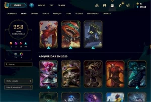 CONTA LEAGUE OF LEGENDS COM 250+ SKINS LOL