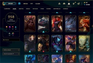 CONTA LEAGUE OF LEGENDS COM 250+ SKINS LOL