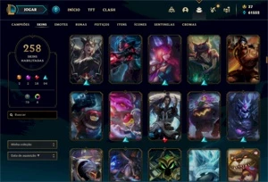 CONTA LEAGUE OF LEGENDS COM 250+ SKINS LOL