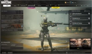 Conta CALL OF DUTY WARZONE TOP, personagem rose, KD 2.75 COD