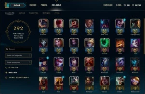 Conta Platina 1 Todos Campeões 168 Skins 2 Ultimates! - League of Legends LOL