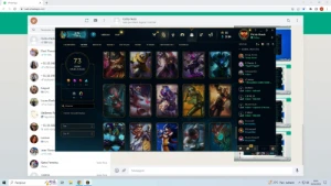 Conta LVL240 210 Campeões 73 skins - League of Legends LOL
