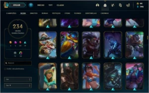 Conta League of legends com 238 skins (Melhor preço) LOL