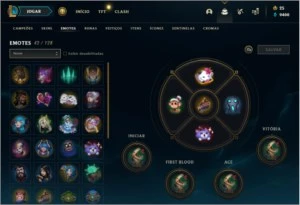Conta ouro 2 com 62% de win rate (mmr alto) - League of Legends LOL
