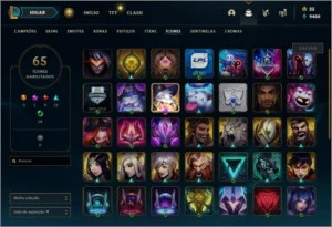 Conta ouro 2 com 62% de win rate (mmr alto) - League of Legends LOL