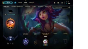 CONTA DO LOL D4 COM JANNA VITORIOSA E OUTRAS SKINS RARAS - League of Legends