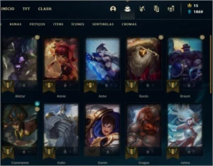 CONTA MESTRE LEAGUE OF LEGENDS EMAIL NÃO VERIFICADO LOL