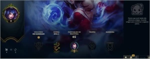 VENDO CONTA UPADA A MÃO UNRANKED ANTIBAN - League of Legends LOL