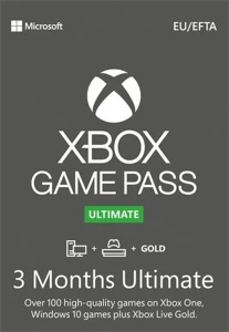 Xbox Game Pass Ultimate - 3 Meses - Gift Cards