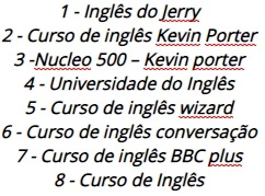8 Cursos de inglês - Cursos e Treinamentos