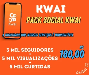 Kwai Pack Social-Serviços no atacado-Barato - Redes Sociais