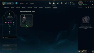 Conta LOL - Platina I, 58% de WR(E-MAIL NÃO VERIFICADO) - League of Legends