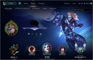 CONTA DIAMANTE 5 - League of Legends LOL