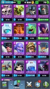Clash Royale 7 Lendárias 3500+