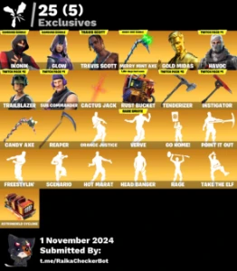 Conta Fortnite!!! Skins E Picaretas Raras!!!