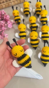 Porta Guardanapos Abelhinhas - Artesanato e Personalizados