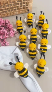 Porta Guardanapos Abelhinhas - Artesanato e Personalizados