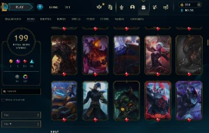 Conta Lol Full Acesso Todos Os Campeões E 200+ Skins - League of Legends