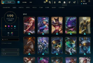 Conta Lol Full Acesso Todos Os Campeões E 200+ Skins - League of Legends