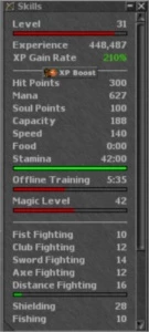 Elite Knight em FEROBRA lvl 128 - pronto para jogar - Tibia