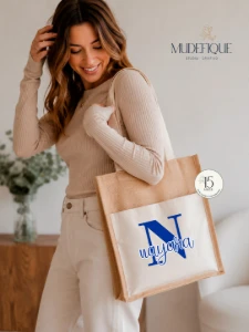 Sacolas Ecobag Ecológicas em Juta e Algodão - Artesanato e Personalizados