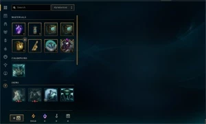 conta platina 3 com skin prestigio da qiyana - League of Legends LOL