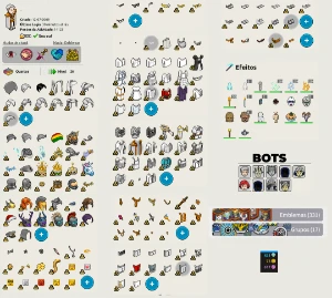 Conta 2009 - Diversos visuais raros e caros - +300 emblemas - Habbo